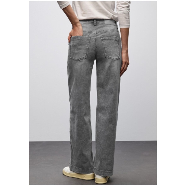 Street One Damen Wide Leg Jeans High Waist