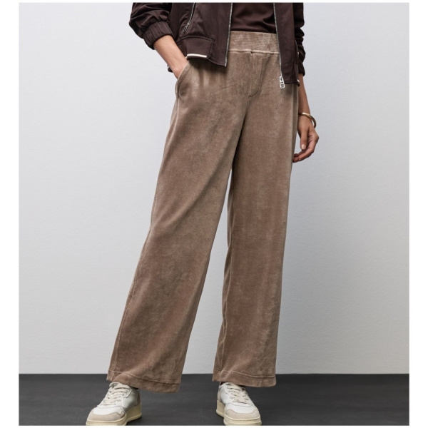 Street One Damen Hose Straight Leg Cordhose