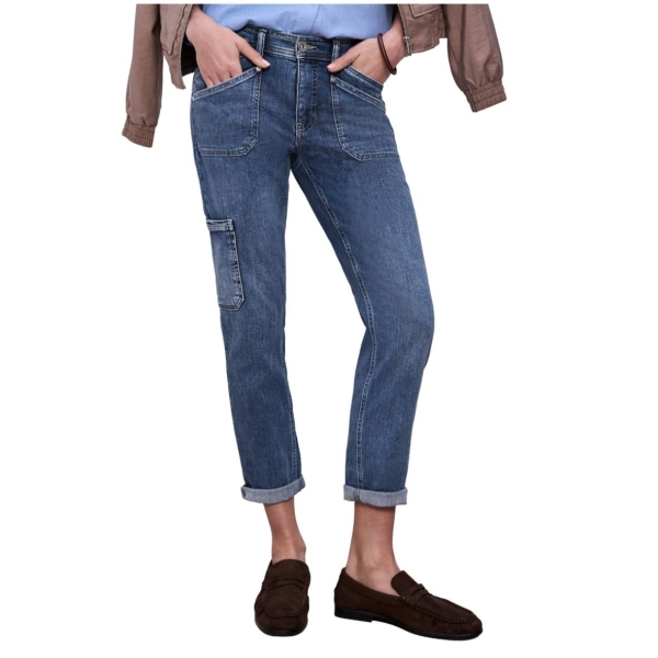Street One Damen Cargo Jeans Charlie Slim Legs