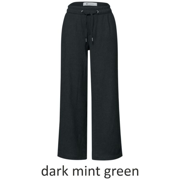 Street One Damen Hose Wide Leg Casual Fit