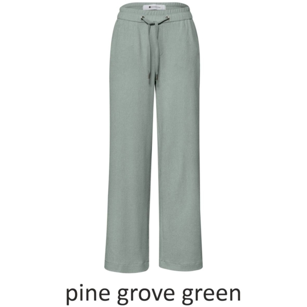 Street One Damen Hose Wide Leg Casual Fit