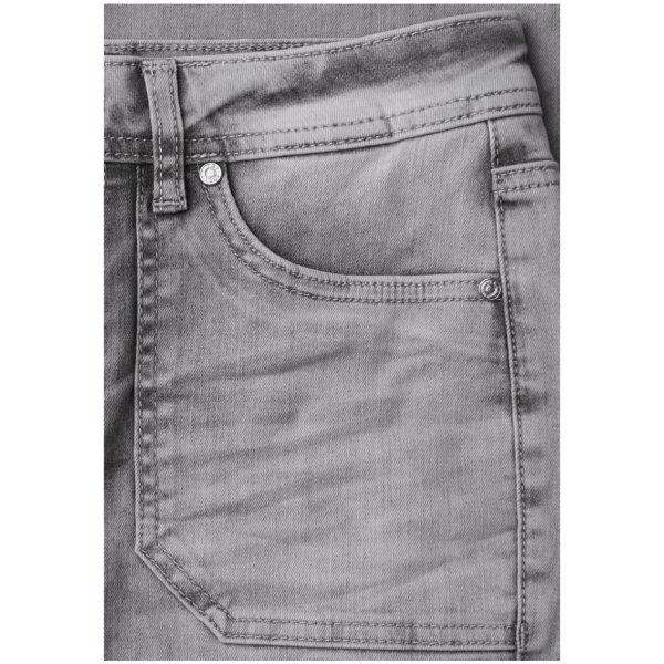 Street One Damen Jeans Bootcut High Waist 5-Pocket-Style