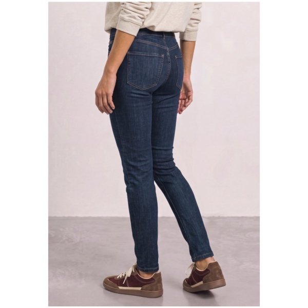 Street One Damen Jeans Casual Fit Slim Leg mit Dekodetail