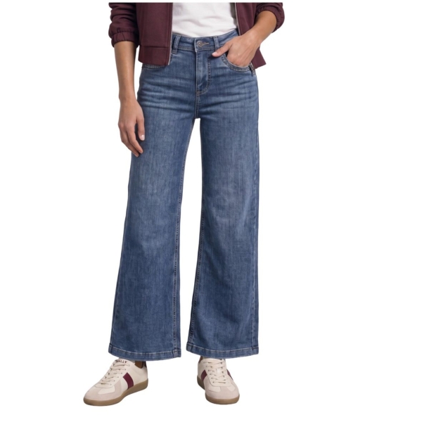 Street One Damen Jeans Emee Loose Fit Wide Leg