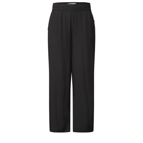 Street One Damen Hose Emee Loose Fit Wide Leg