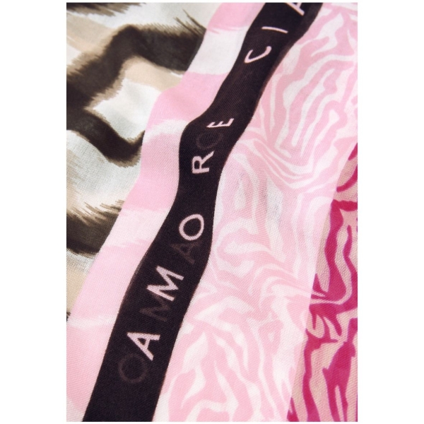 Street One Damen Loop mit Zebramuster Schlauchschal