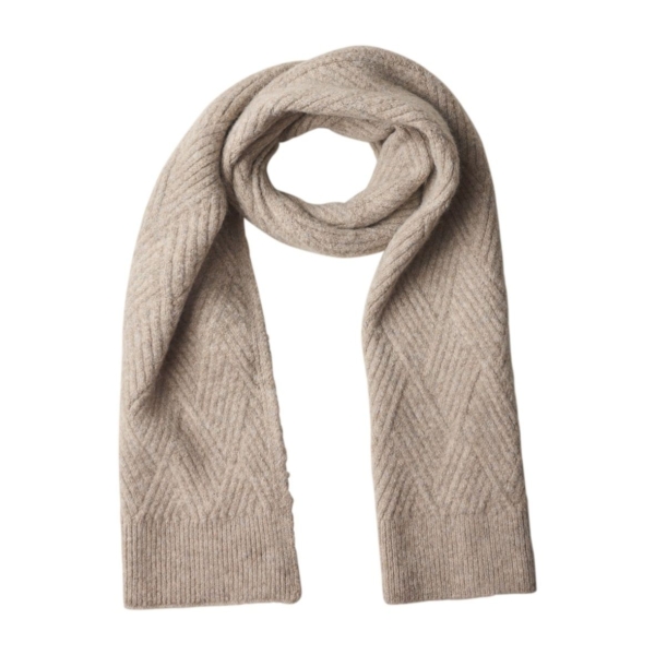 Street One Damen langer Schal mit Strickmuster