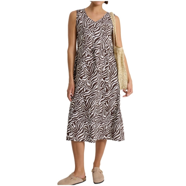 Cecil Damen Sommerkleid mit Zebraprint