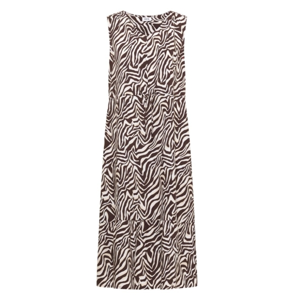 Cecil Damen Sommerkleid mit Zebraprint