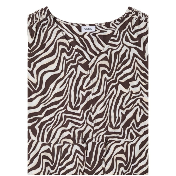 Cecil Damen Sommerkleid mit Zebraprint