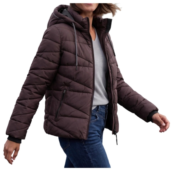 Cecil Damen Steppjacke mit Kapuze und Zipper