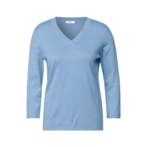 Cecil Damen 3/4 Arm Pullover V-Neck