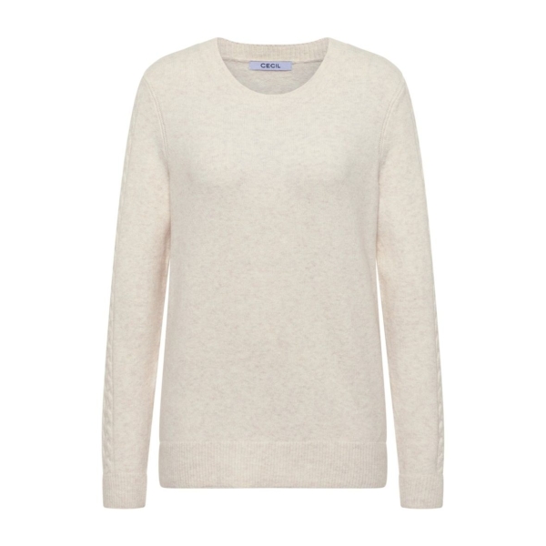 Cecil Damen Pullover mit Strickdetails