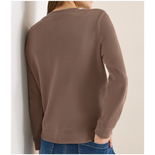 Cecil Damen langarm Sweatshirt mit Stickerei