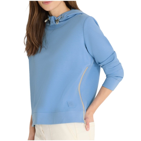 Cecil Damen Hoodie mit Zipper-Details