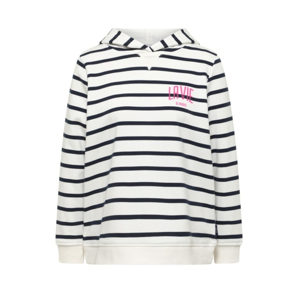 Cecil Damen Sweatshirt mit Kapuze Chestprint