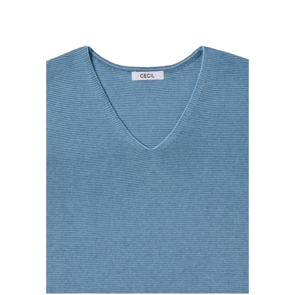 Cecil Damen Pullover im Two-Tone-Look