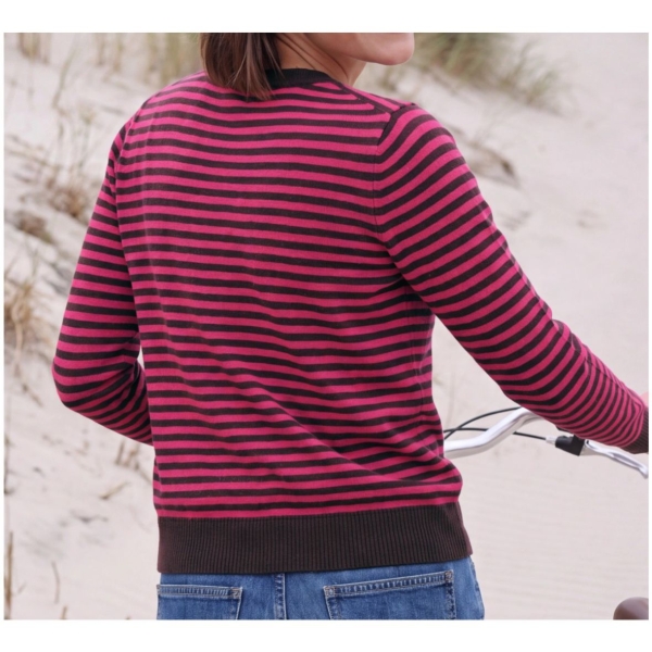 Cecil Damen Pullover mit Rundhals Strickpullover