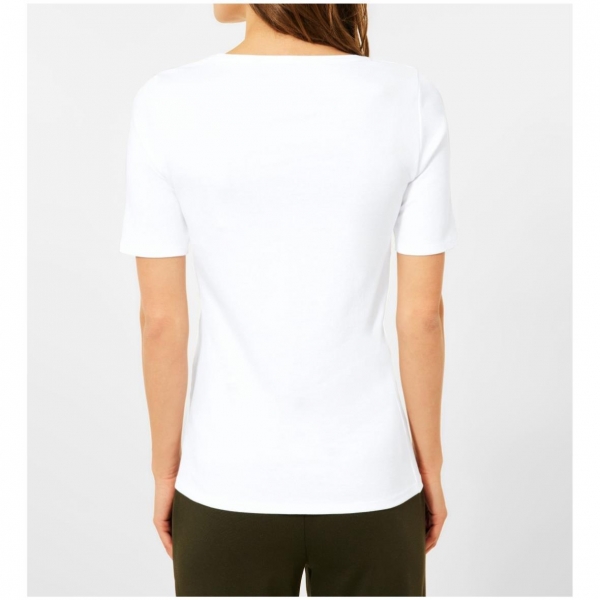 Cecil Damen T-Shirt Basic Unifarbe