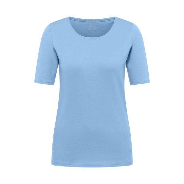 Cecil Damen T-Shirt Basic Unifarbe