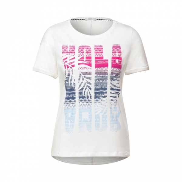 Cecil Damen T-Shirt Fotoprint