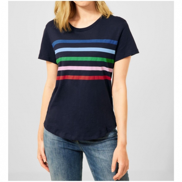 Cecil Damen T-Shirt Streifenmuster