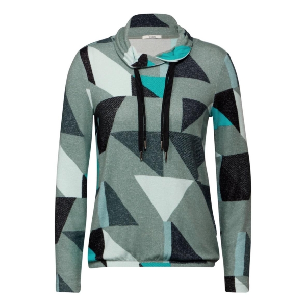 Cecil Damen Shirt Schalkragen