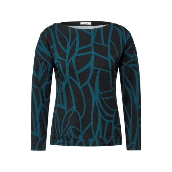Cecil Damen langarm Arm Shirt mit Knöpfen