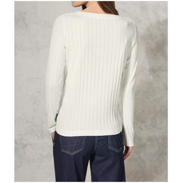 Cecil Damen langarm Shirt Rippstruktur