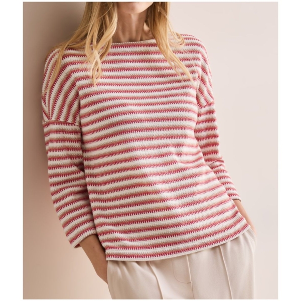 Cecil Damen 3/4 Arm Shirt Stricklook