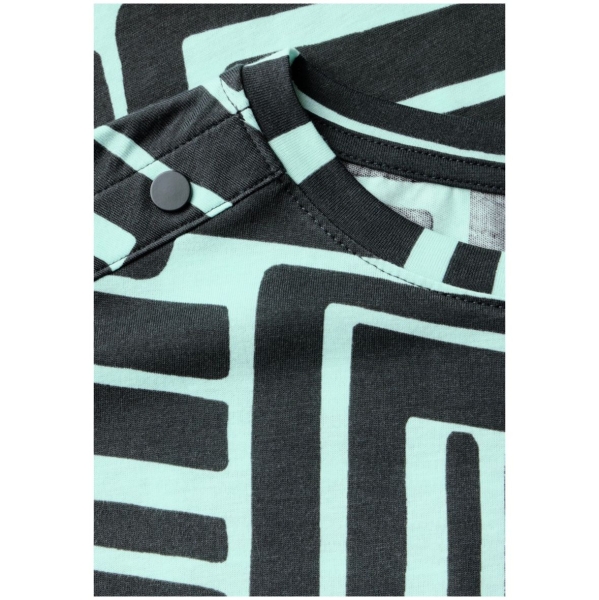 Cecil Damen T-Shirt Print mit Knopfdetail