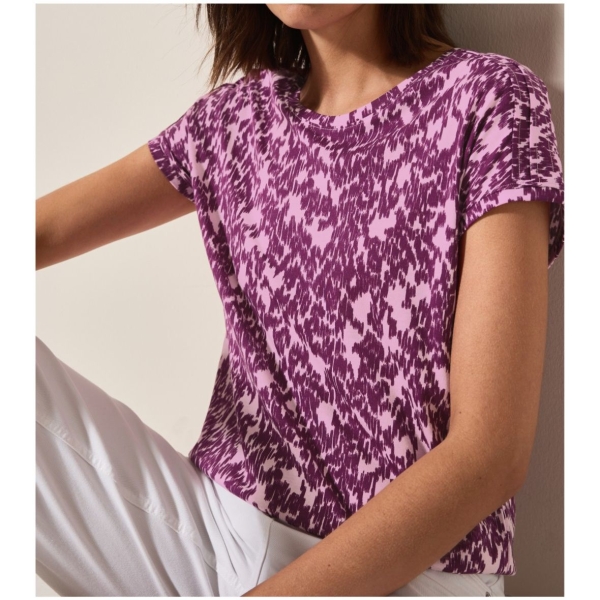 Cecil Damen T-Shirt Minimal Print