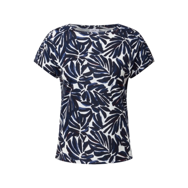 Cecil Damen 1/4 Arm Shirt mit Knopfdetail