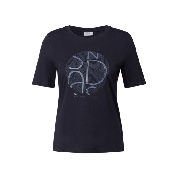 Cecil Damen T-Shirt mit Artwork Print