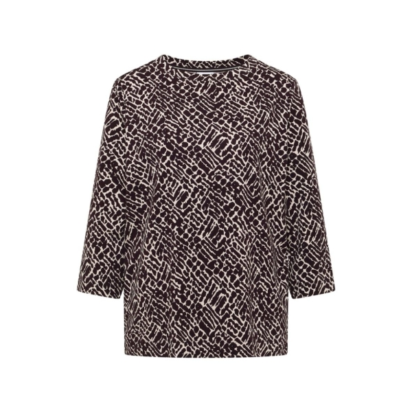 Cecil Damen Damenshirt Minimal Print U-Boot-Ausschnitt