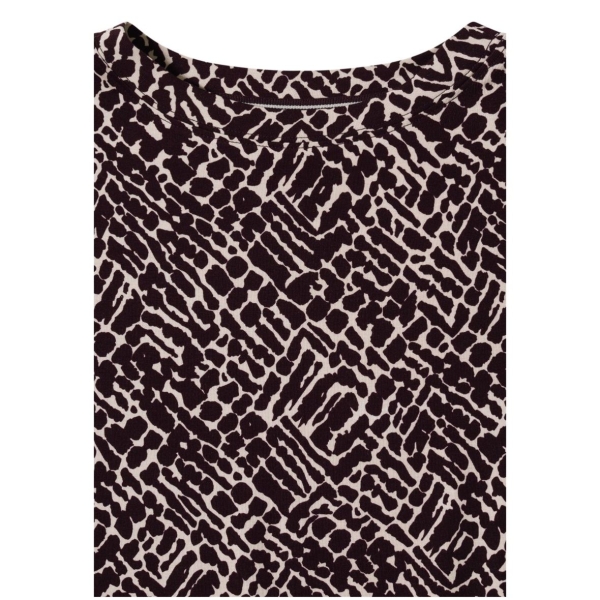 Cecil Damen Damenshirt Minimal Print U-Boot-Ausschnitt