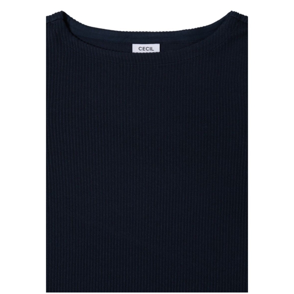 Cecil Damen langarm Shirt mit vertikaler Struktur