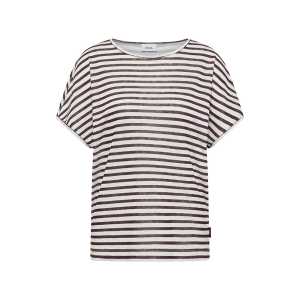 Cecil Damen kurzarm T-Shirt Casual Boatneck