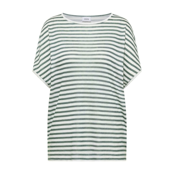 Cecil Damen kurzarm T-Shirt Casual Boatneck