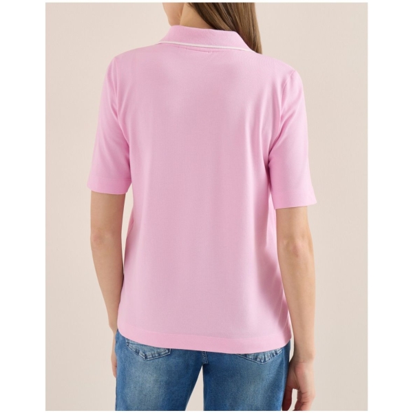 Cecil Damen kurzarm Poloshirt aus Piqué Ware