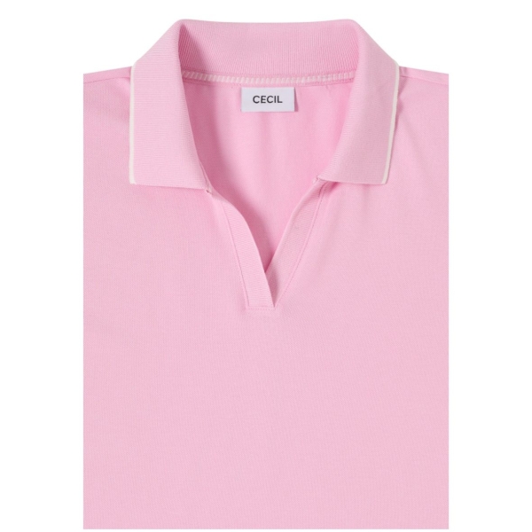 Cecil Damen kurzarm Poloshirt aus Piqué Ware
