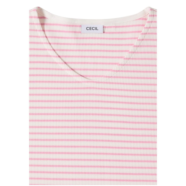 Cecil Damen kurzarm T-Shirt in Waffelstruktur