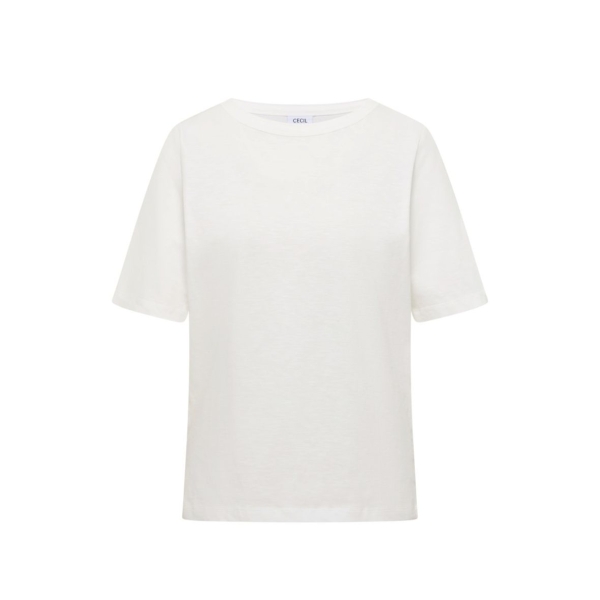 Cecil Damen kurzarm T-Shirt Uni