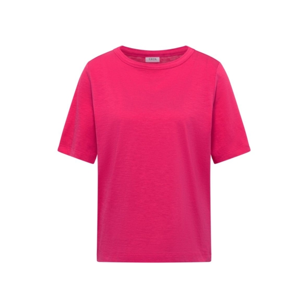 Cecil Damen kurzarm T-Shirt Uni