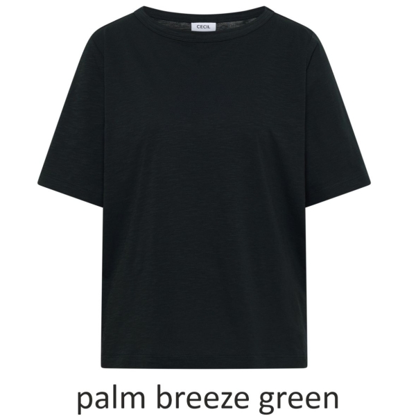Cecil Damen kurzarm T-Shirt Uni