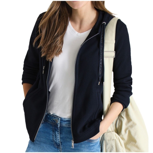 Cecil Damen Sweatshirt mit Kapuze