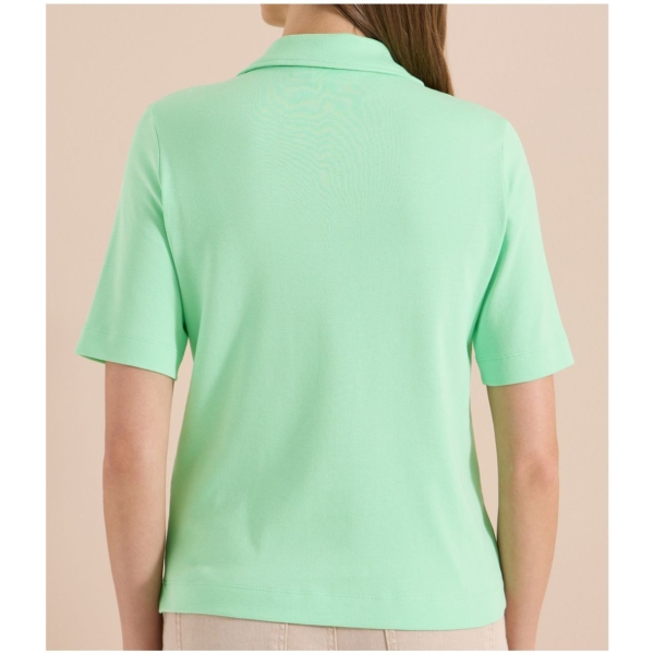 Cecil Damen kurzarm Poloshirt sportiv