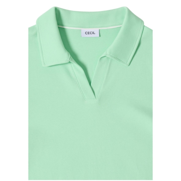 Cecil Damen kurzarm Poloshirt sportiv