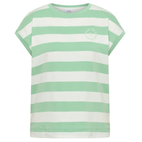Cecil Damen kurzarm T-Shirt mit Streifen