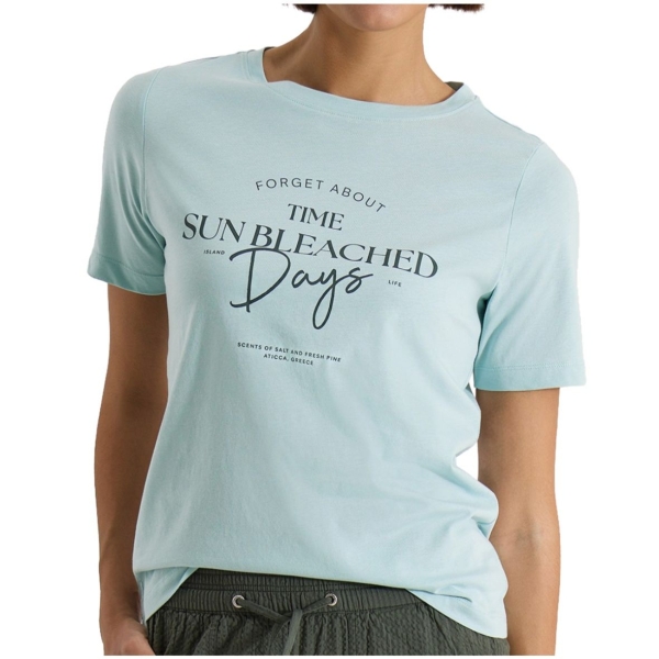 Cecil Damen T-Shirt Wording Artwork mit Boat Neck